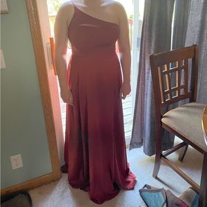 Cinnamon Color Bridemaids Dress